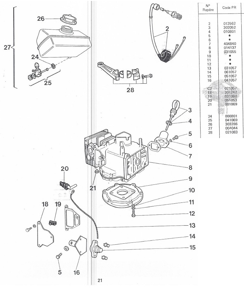 Pièces spéciales 328C